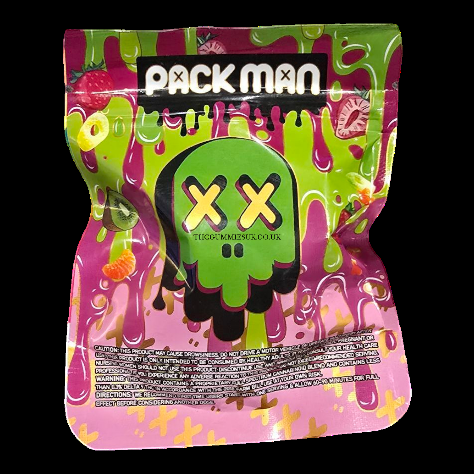 PACKMAN GUMMIES PEACH RINGS UK