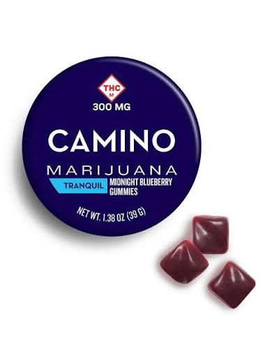Camino Midnight Blueberry High Dose Gummies