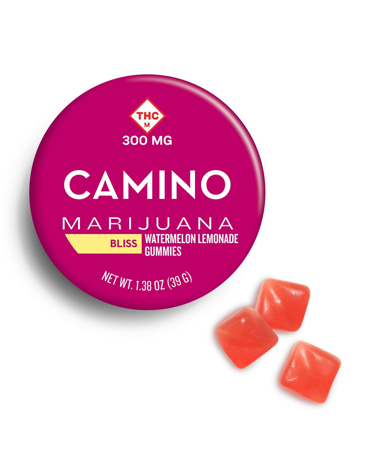 Camino Watermelon Lemonade High Dose Gummies