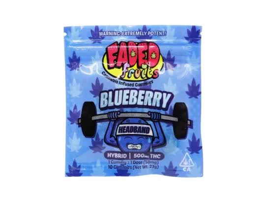 Faded Fruits Blue Slush