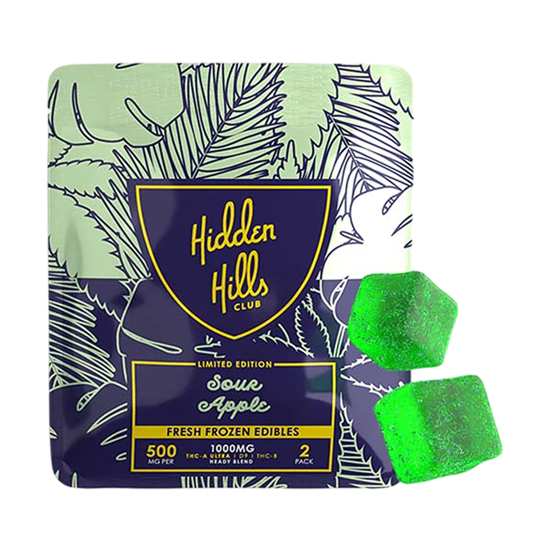 Sour Apple | Heady Blend | 1000mg Edibles