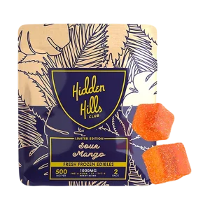 Sour Mango | Heady Blend | 1000mg Edibles