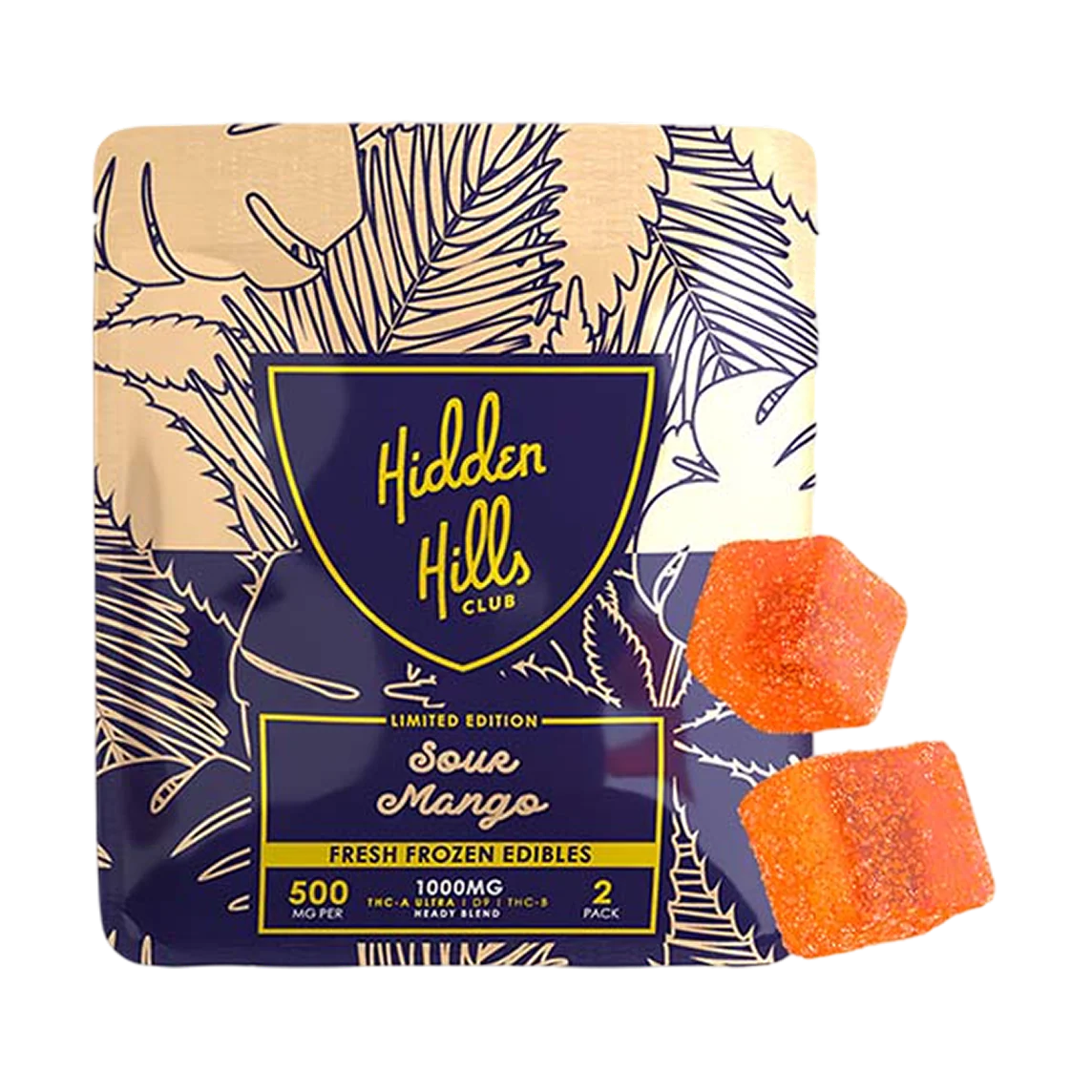 Sour Mango | Heady Blend | 1000mg Edibles