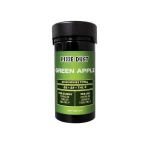 Pixie Dust D8/D9/THCP 1200mg Gummies Green Apple
