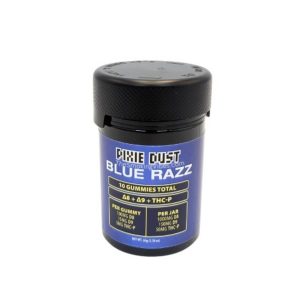 Pixie Dust D8/D9/THCP 1200mg Gummies Blue Razz