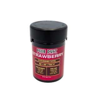 Pixie Dust D8/D9/THCP 1200mg Gummies Strawberry