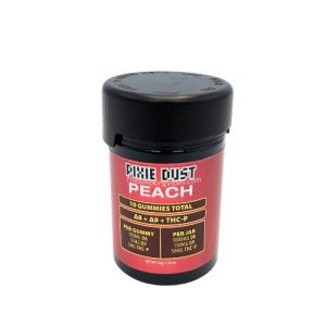 Pixie Dust D8/D9/THCP 1200mg Gummies Peach