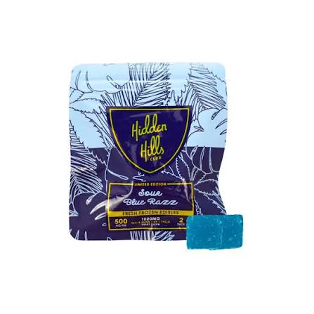 Sour Blue Razz | Heady Blend | 1000mg Edibles