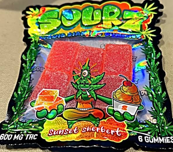 Sourz Gummies Sunset Sherbet