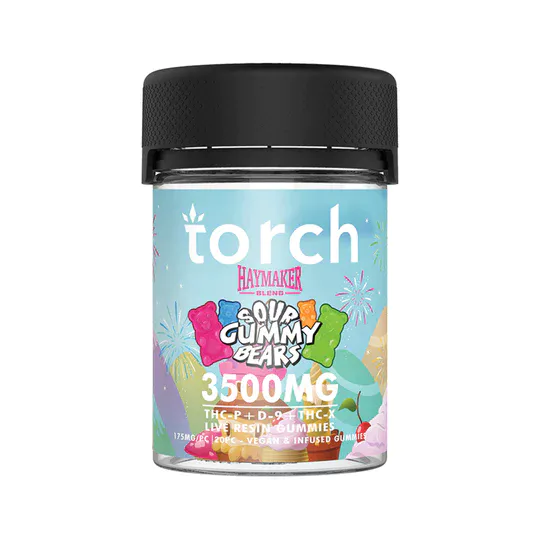Torch THC Haymaker Blend Gummies 3500mg – Sour Gummy Bear
