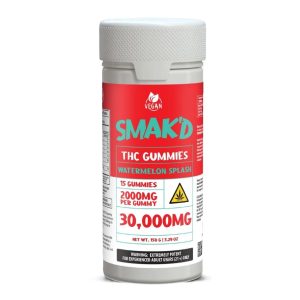 Smak’d THC Blend 30K mg Gummies – Watermelon Splash