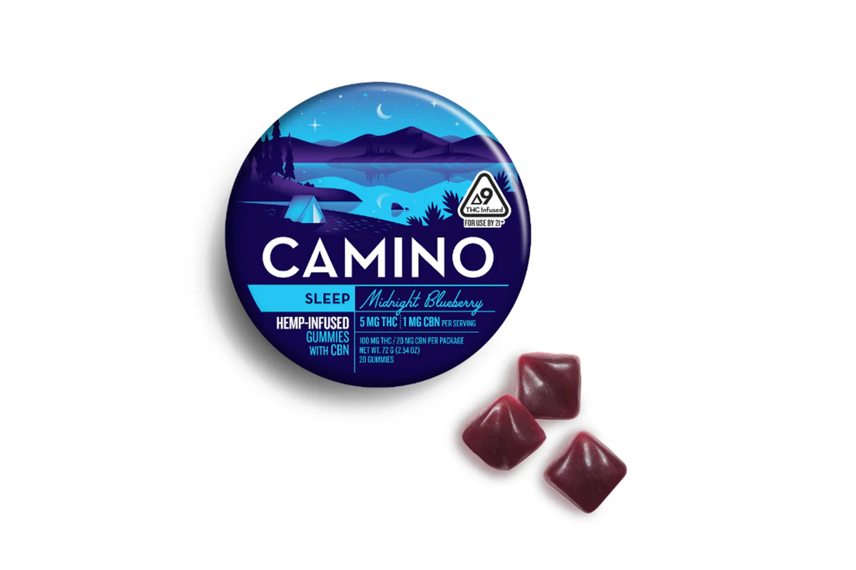 Camino Midnight Blueberry Sleep Gummies