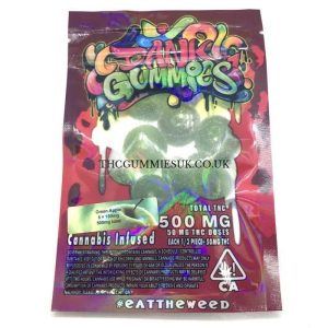 Dank Green Apple Gummies 500MG  thc