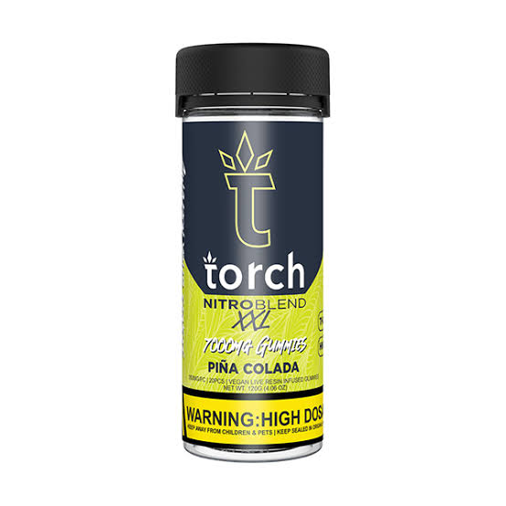 Torch THC-A Nitro Blend Gummies 7000mg – Pina Colada