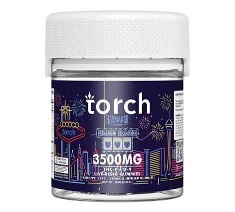 Torch THC Haymaker Blend Gummies 3500mg – Blue Razz