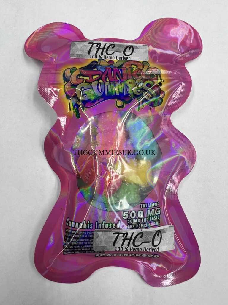 Dank Gummies Pink Bears 500MG Thc
