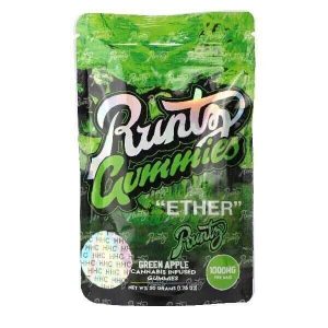 RUNTZ GUMMIES – ETHER (GREEN APPLE)500MG