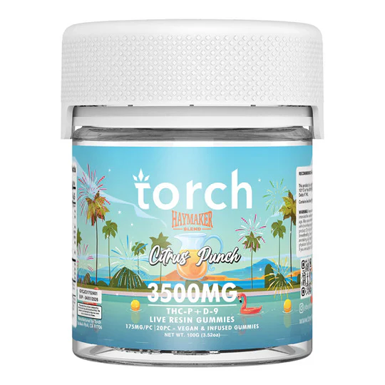 Torch THC Haymaker Blend Gummies 3500mg – Citrus Punch