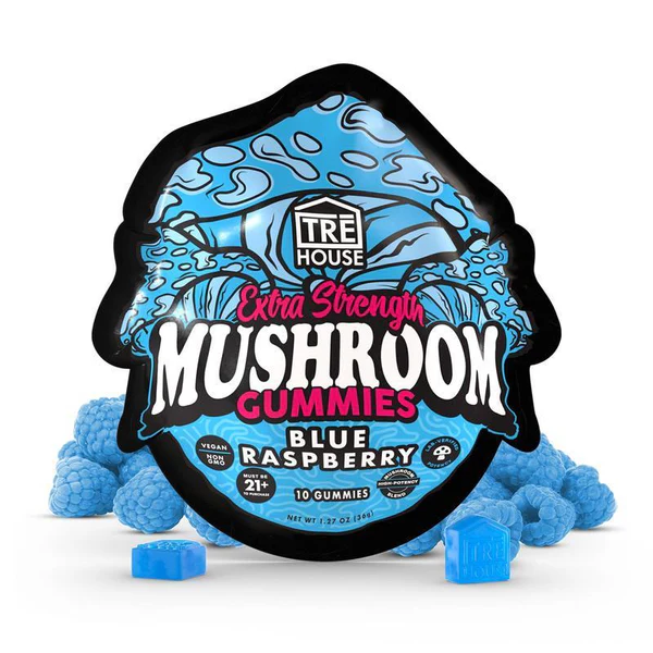 TRE House | Blue Raspberry Magic Mushroom Gummies | 15ct