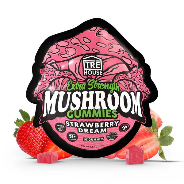 TRE House | Strawberry Dream Magic Mushroom Gummies | 15ct