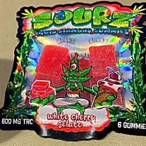 Sourz Gummies White Cherry Gelato