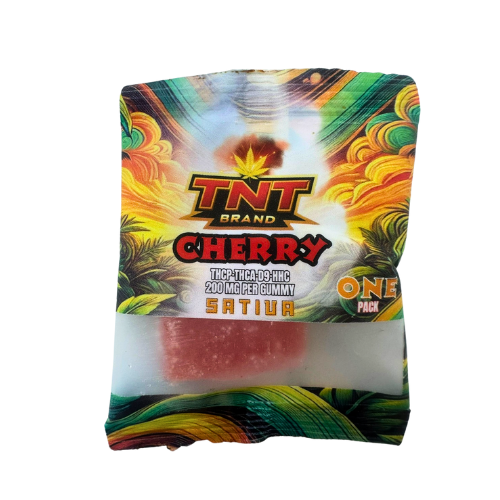 TNT Brand THCP THCA 200mg One Pack Gummy Hybrid